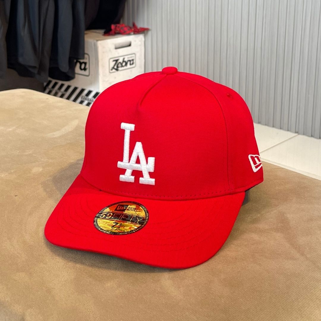 LA Red Curve Brim