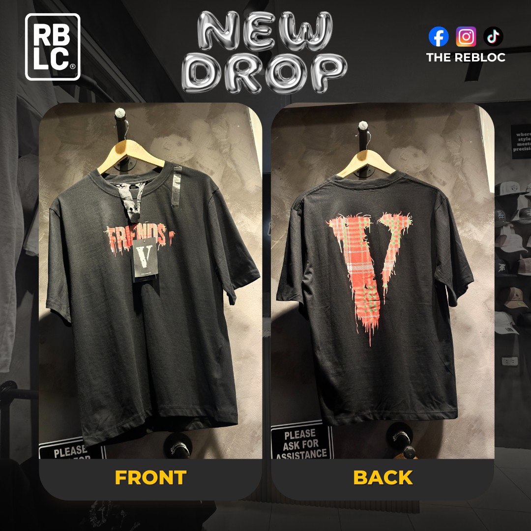 VLONE Black/Friends Red