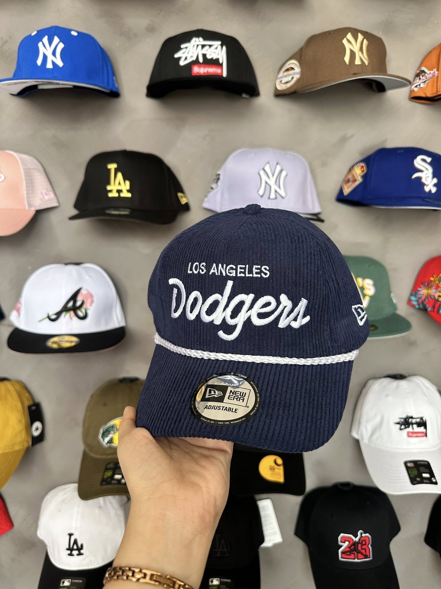 Dodgers Corduroy Navy Blue