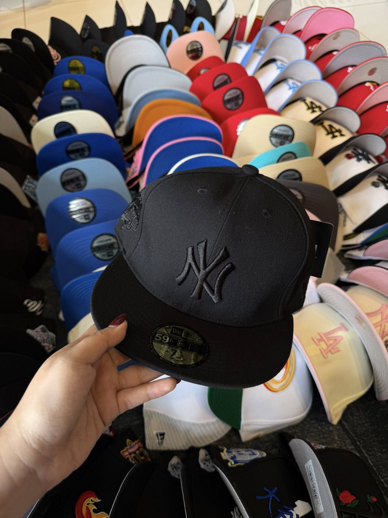 NY All Black Fitted
